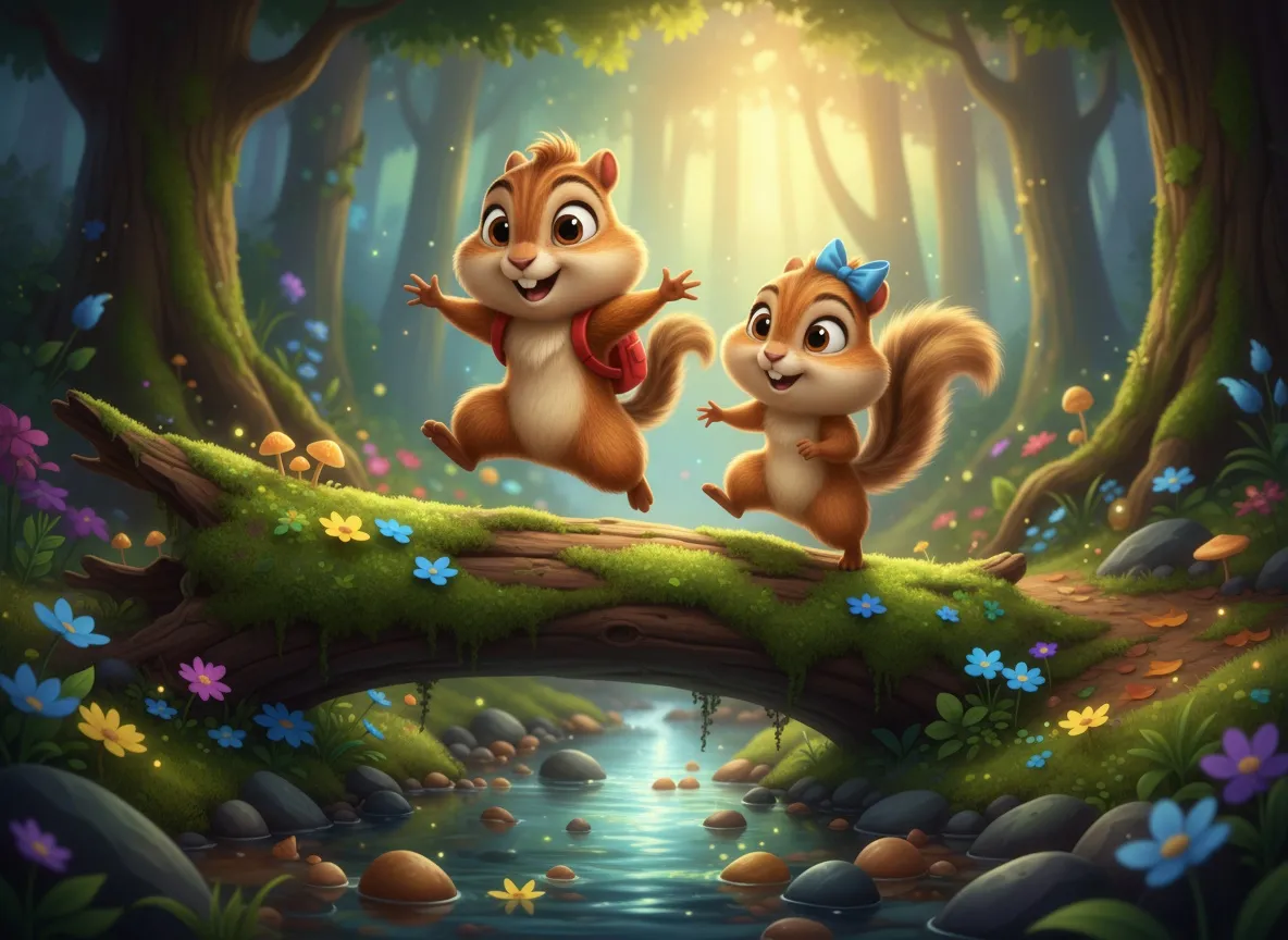 Edison and Airella's Wobbly Woodland Whiskers Adventure