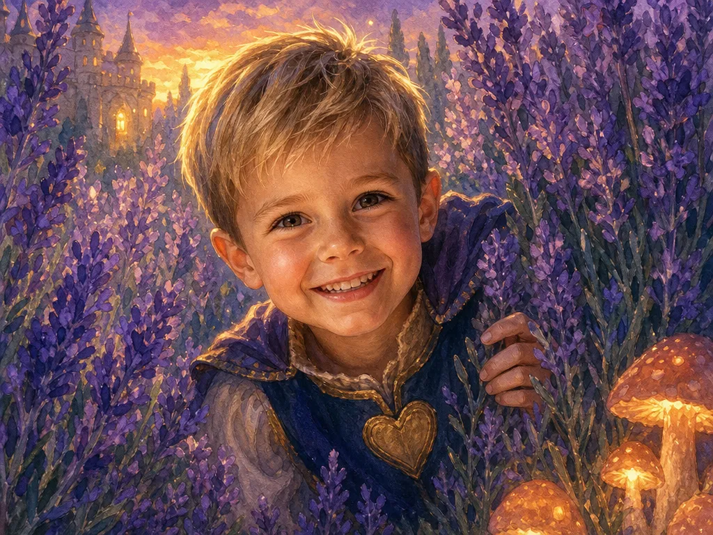 Prince Oliver and Ember's Blooming Friendship