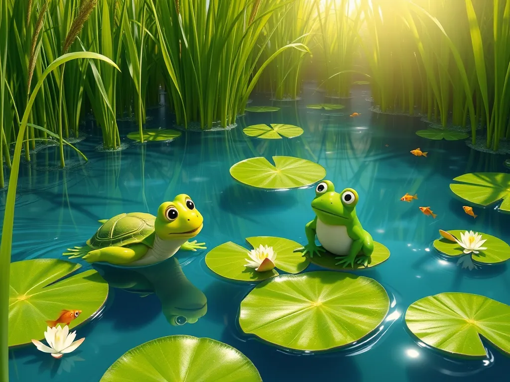 Tommy Turtle's Race to the Lily Pad