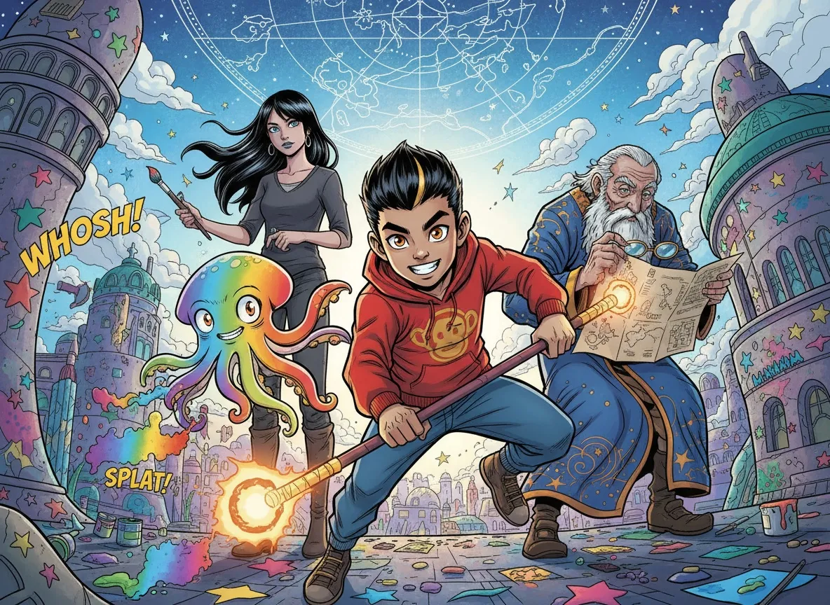 Sunwoo Kong and the Starlight Graffiti Mystery