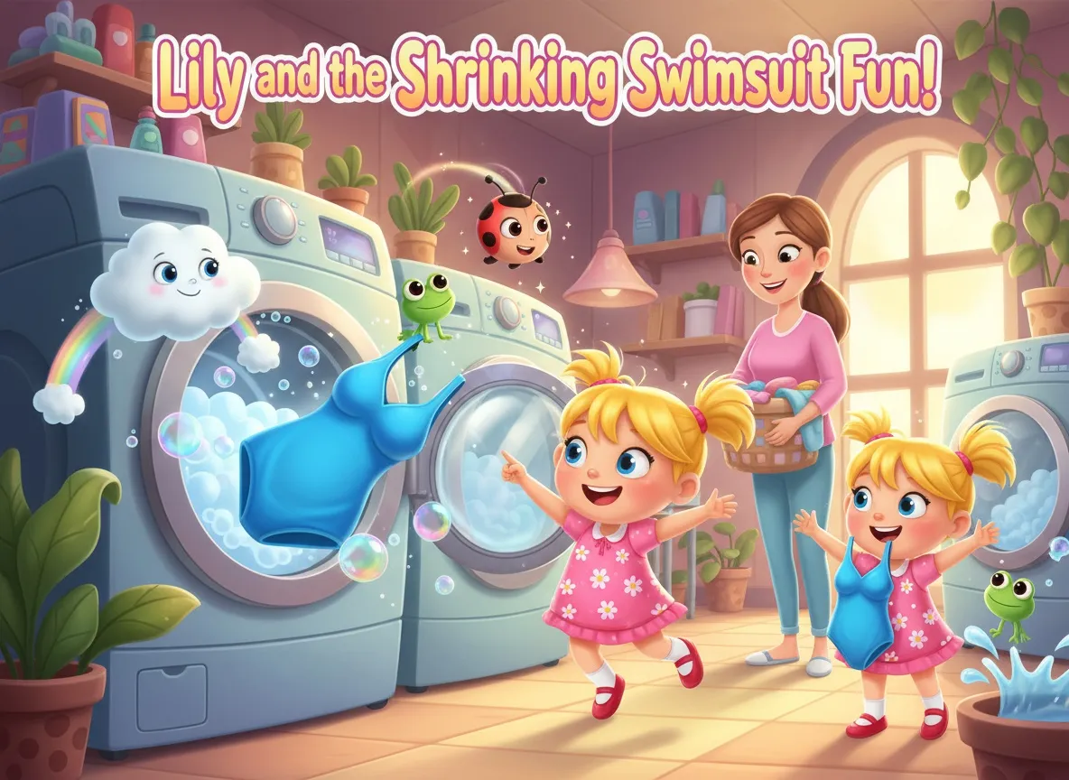 Lily and the Shrinking Swimsuit Fun!