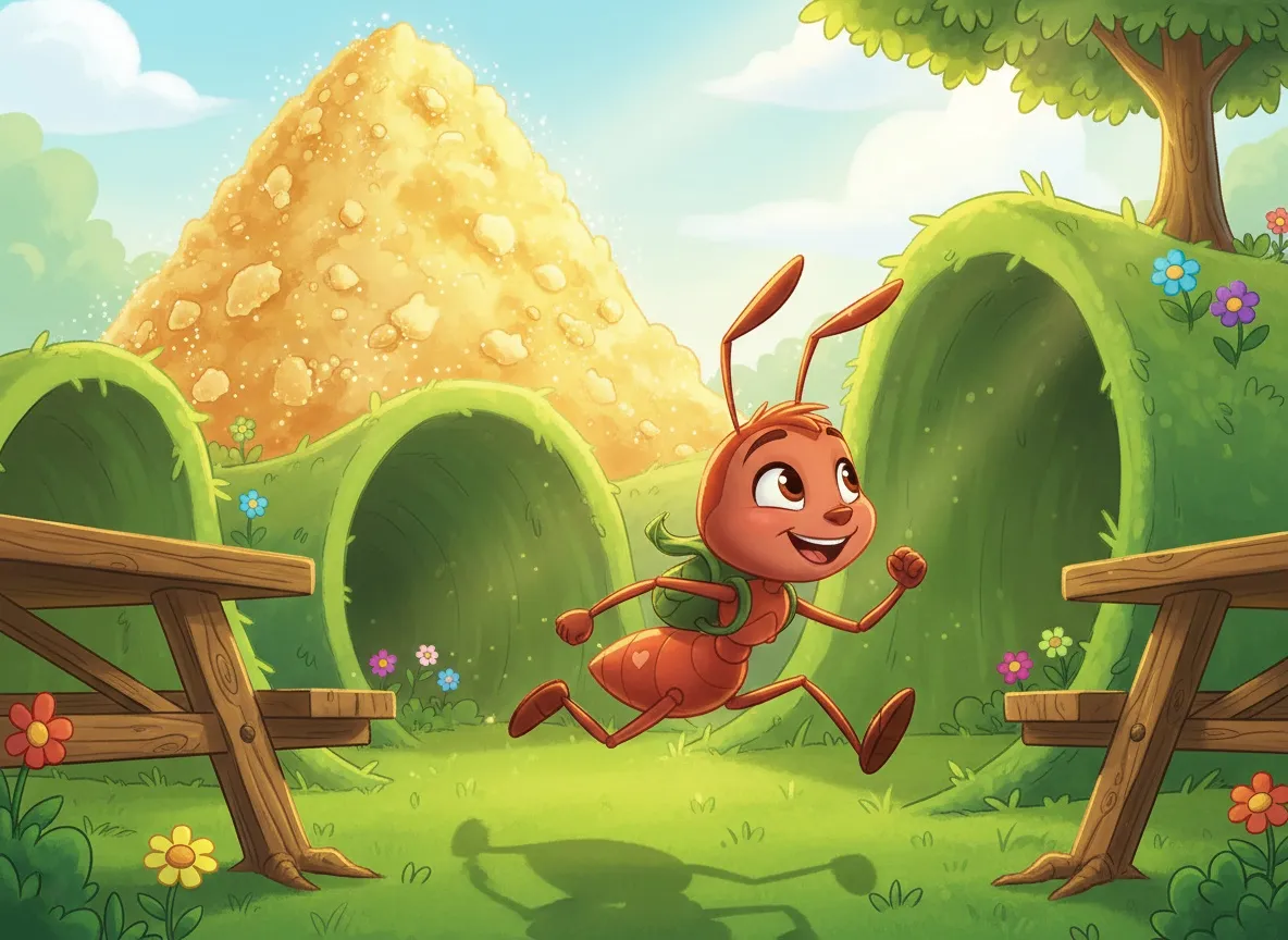 رحلة النملة إلى جبل الفتات العظيم